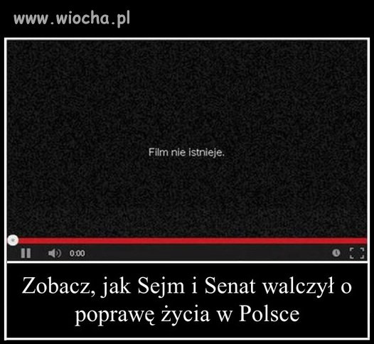 Sorry, ale takie coś, za rządów PO 
