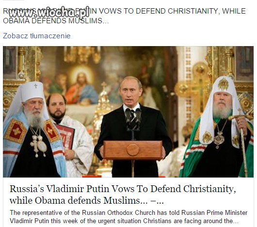 PUTIN kłamie, ale zbiera punkty.