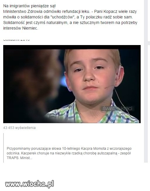 Solidarność Ewy Kopacz i PO odmawia leku.