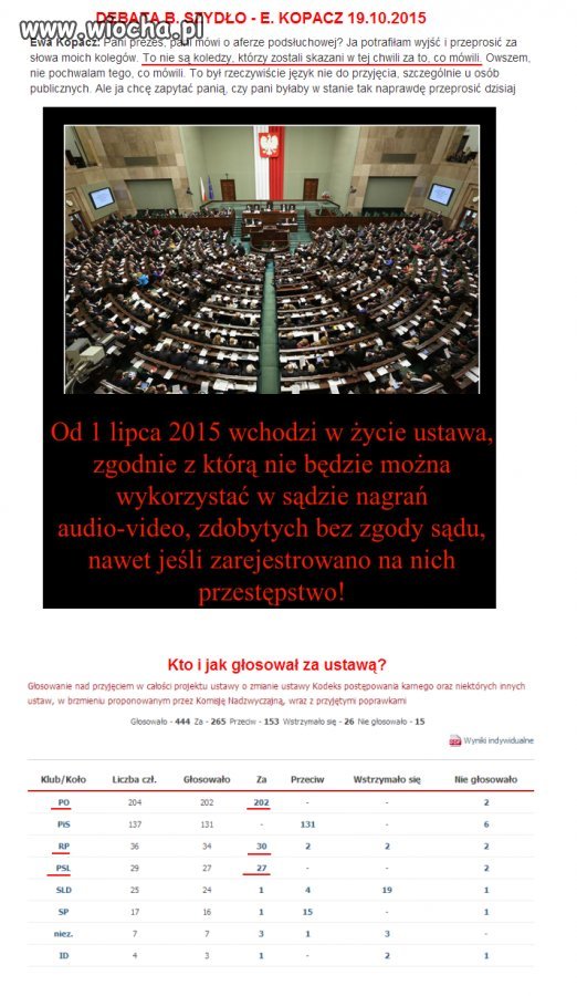 Jak ci koledzy z PO i inni mieli zostać skazani?