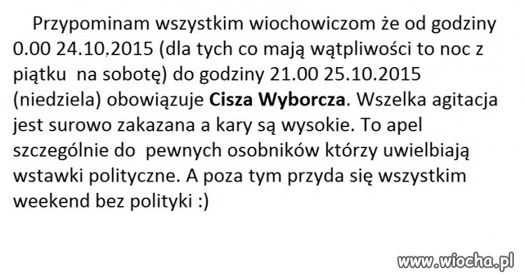 Małe przypomnienie.