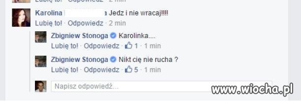 Zbyszek szaleje na Facebooku