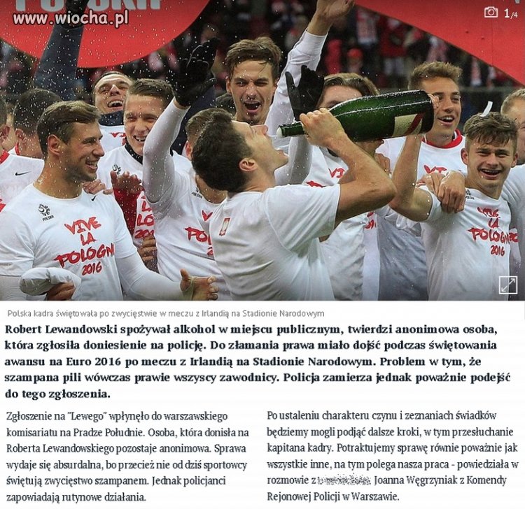 Donos na Lewandowskiego 