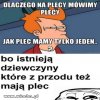 Z przodu plecy z tyłu plecy  
