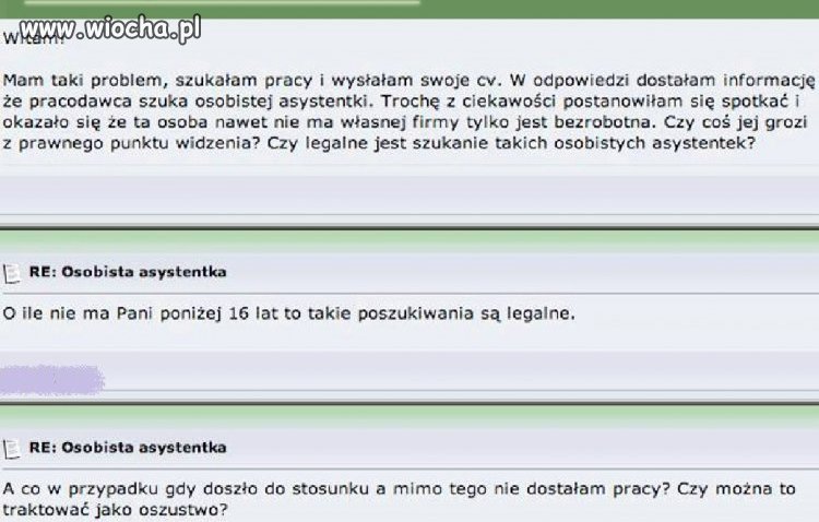 Pokrzywdzona...
