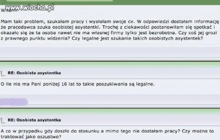 Pokrzywdzona...