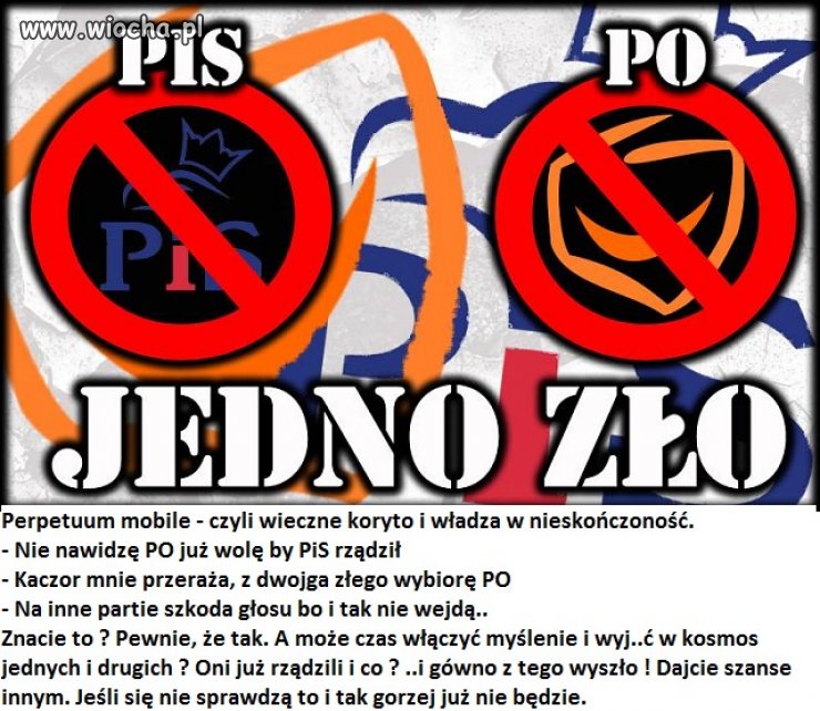 PO + PiS = Perpetuum mobile