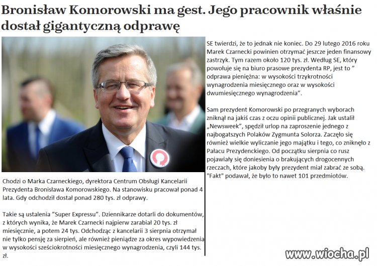 Bronek ma gest