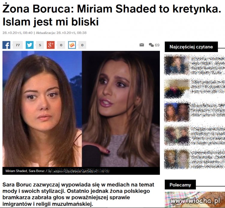 Pani Saro jak Islam jest pani bliski to...