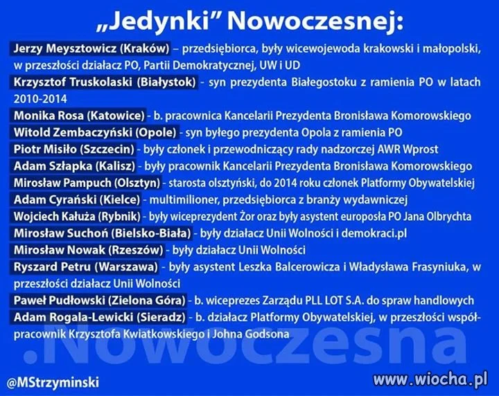 Jedynki Nowoczesnej.pl