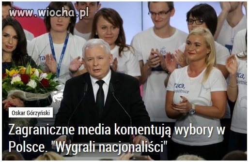 Według zagraniczny lewackich mediów
