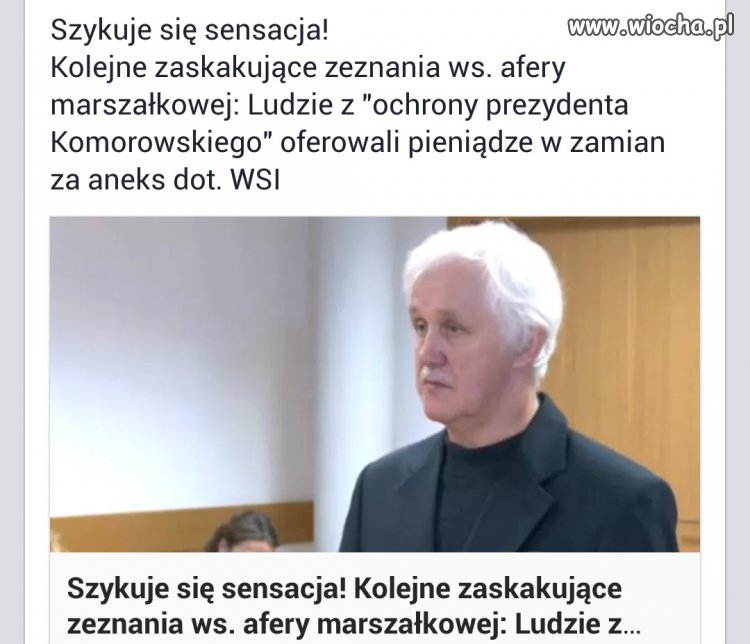 Szykuje się następna afera.