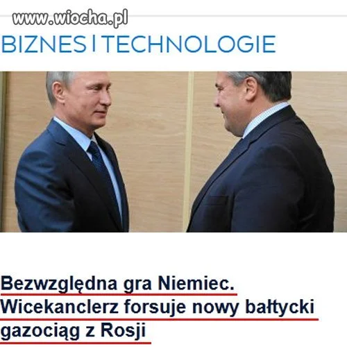 Oni wezmą tani gaz,a nam dadzą w zamian za to uchodźców