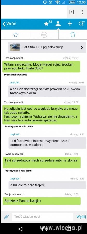 Groźba ...