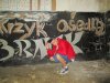 Prawilniak pochwalił się swoim graffiti 