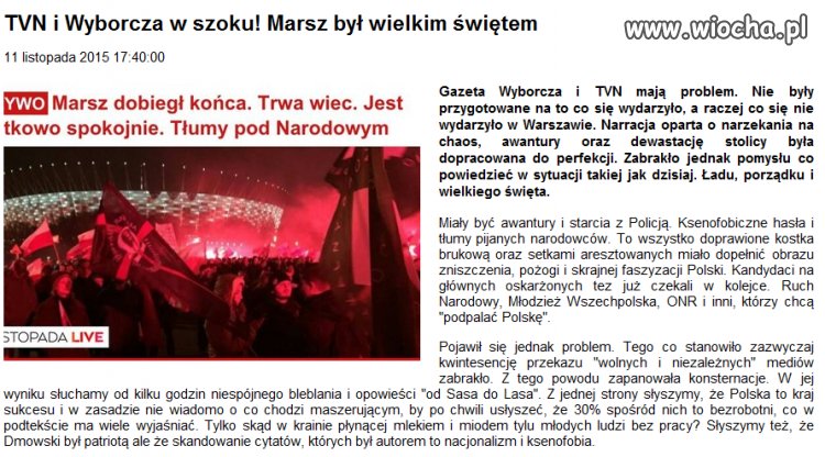 "Obiektywne i rzetelne media" zawiedzione
