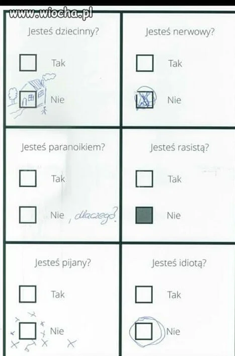 Bo w ankiecie należy...
