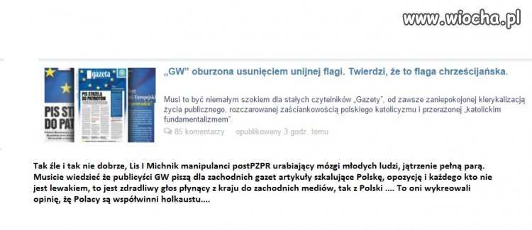 Nie dajcie urabiać się żydom z GW