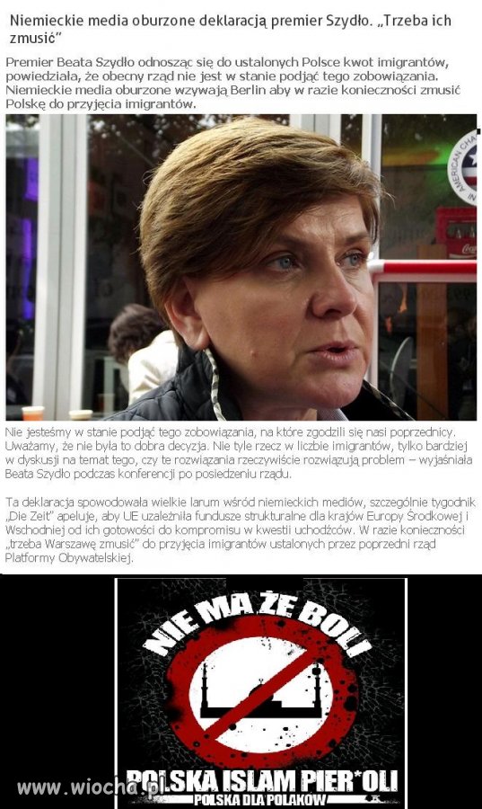 Zmusić? Chyba coś im się w głowach pop***