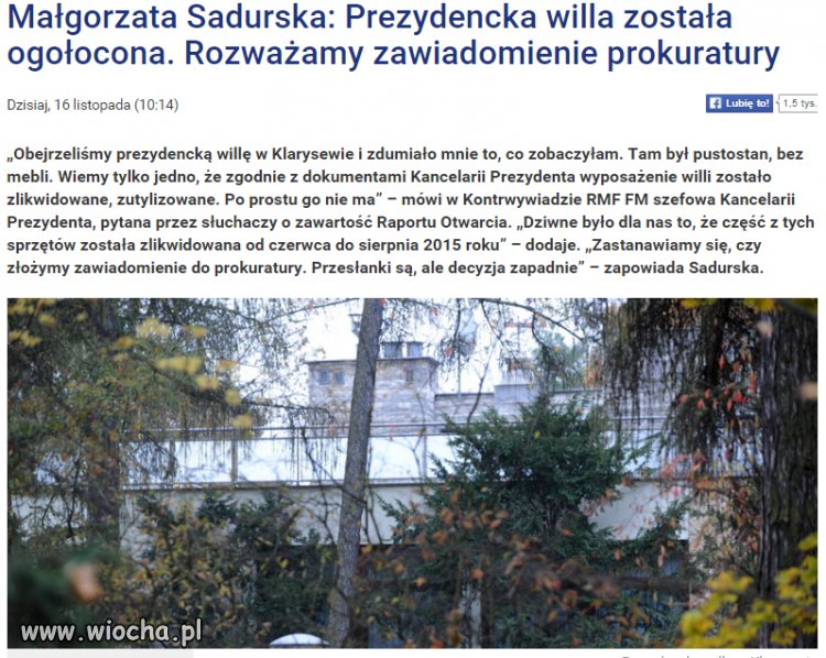 Prezydenckie porządki