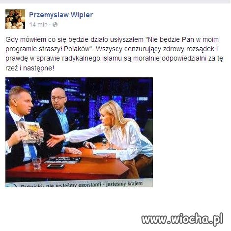 Olejnik nie będzie Pan straszył Polaków.