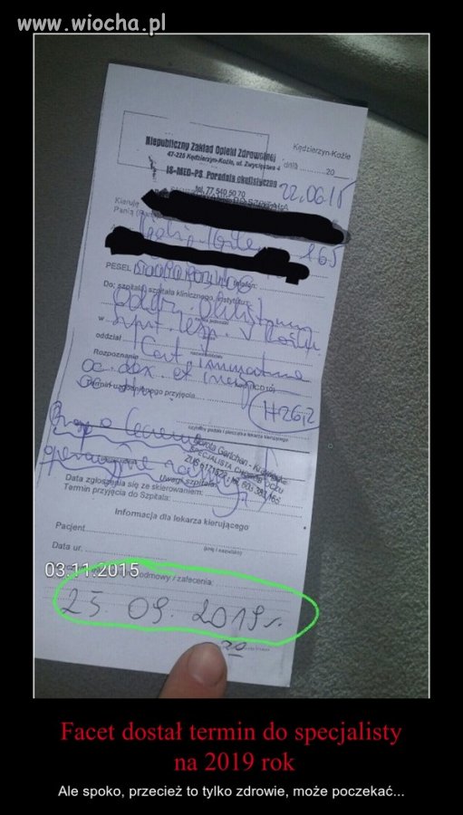 Termin do specjalisty