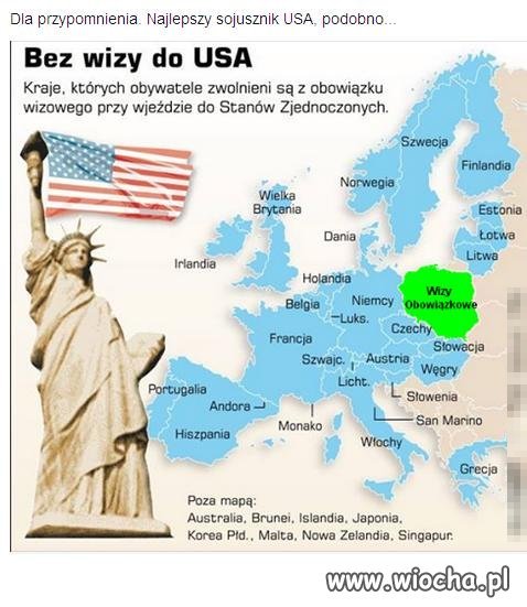 Bracia Amerykanie traktują nas jak dżumę.  