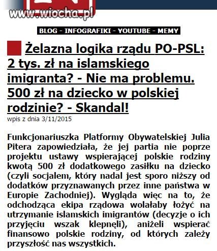 Środki na ISLAMISTÓW mają być REFUNDOWANE!