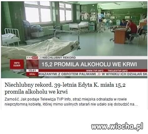 39 letnia Księżniczka miała 15,2 promila.