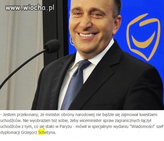Taki ktoś decydował o naszym bezpieczeństwie...