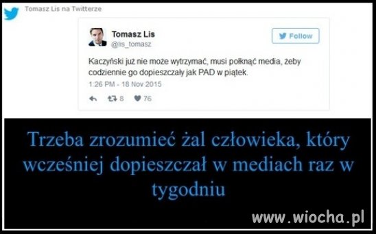 Kogo "dopieszczał" nie muszę mówić 