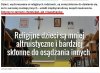 Oczywiście wyznawców judaizmu to nie dotyczy,