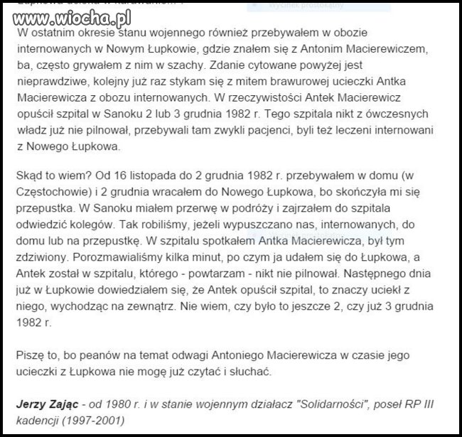 Szkoda, że nie dotarli do tego przed wyborami