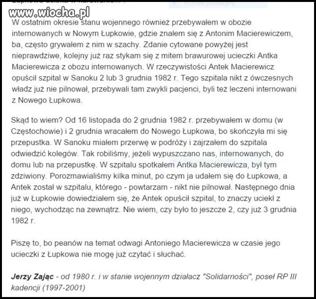 Szkoda, że nie dotarli do tego przed wyborami