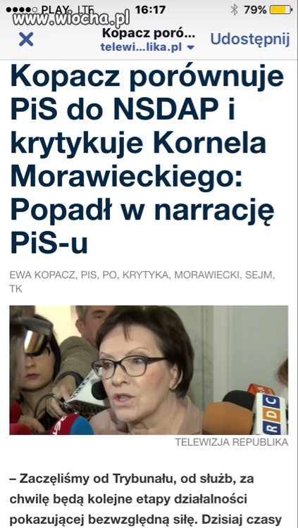 Mądrości byłej pani premier...