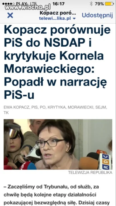 Mądrości byłej pani premier...