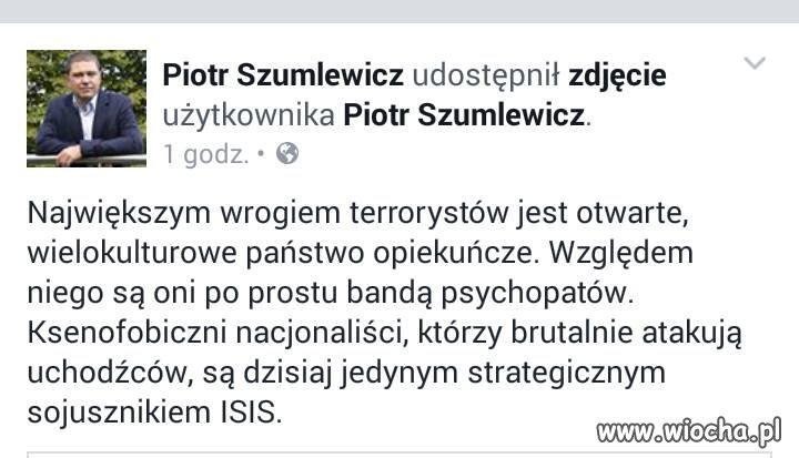 Właśnie się dowiedziałem, że jestem sojusznikiem ISIS