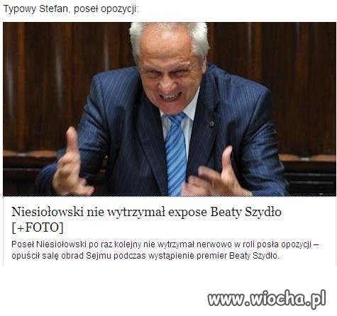 Stefan znowu nie brał lekarstw.