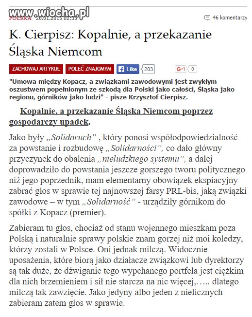 Lasy dla Żydów, kopalnie dla Niemców...