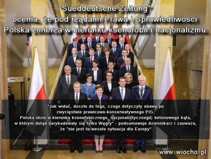 Niemiecka prasa o rządzie PiS 