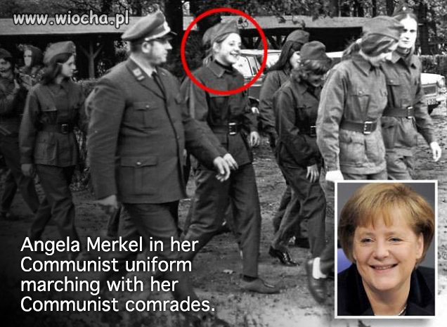 Pani Merkel należała do komunistycznej organizacji