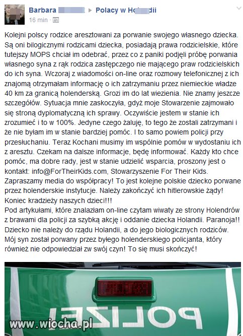 Polskie dzieci odbierane rodzicom 