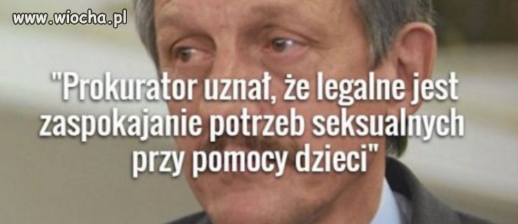 Prokurator z Krosna Stanisław Piotrowicz. 