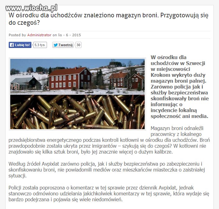 Może ośrodek dla uchodźców to baza dżihadystów?  
