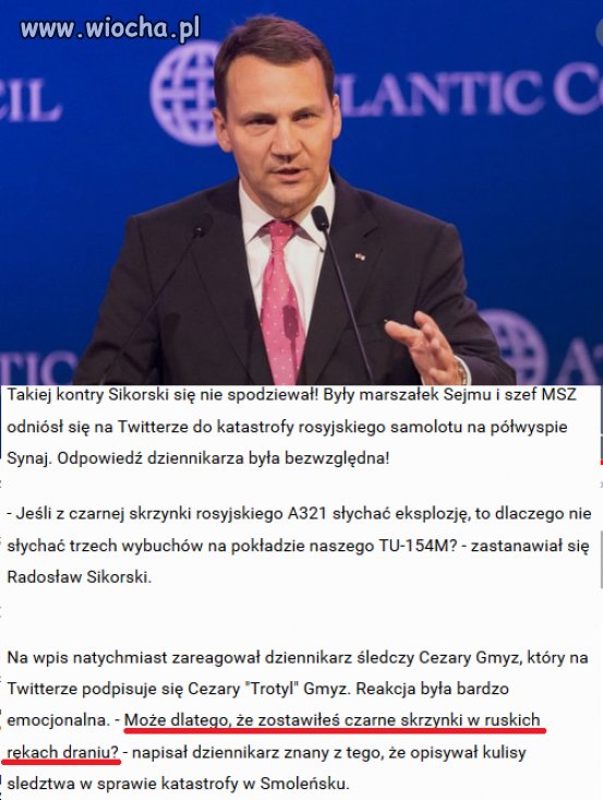 Cięta riposta dziennikarza