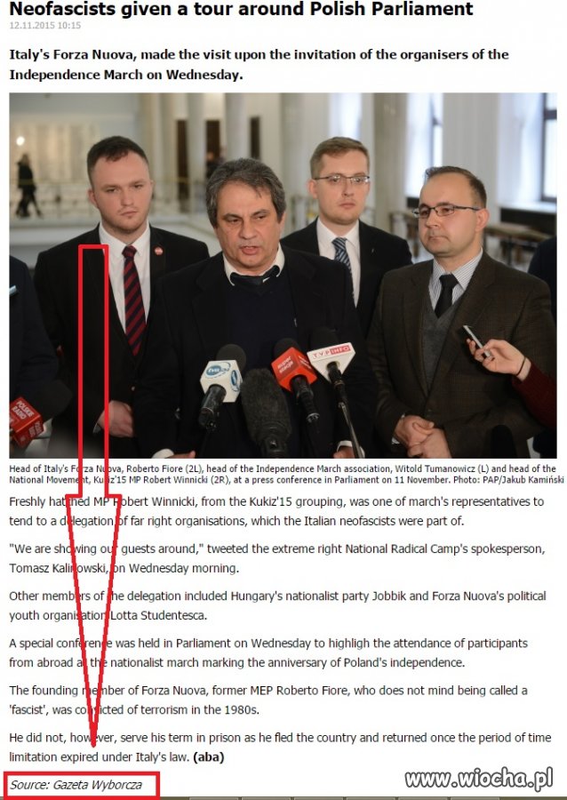 Znów Gazeta Wyborcza obrabia Polskę zagranicą