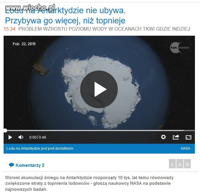 A UE i tak na wmówi globalne ocieplenie...