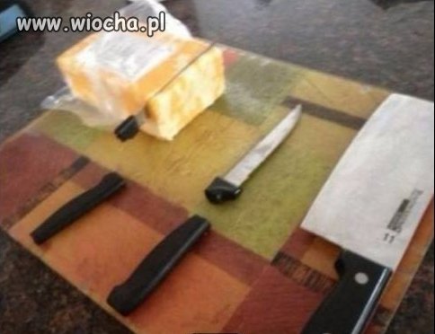 Polski ser vs chińskie noże 