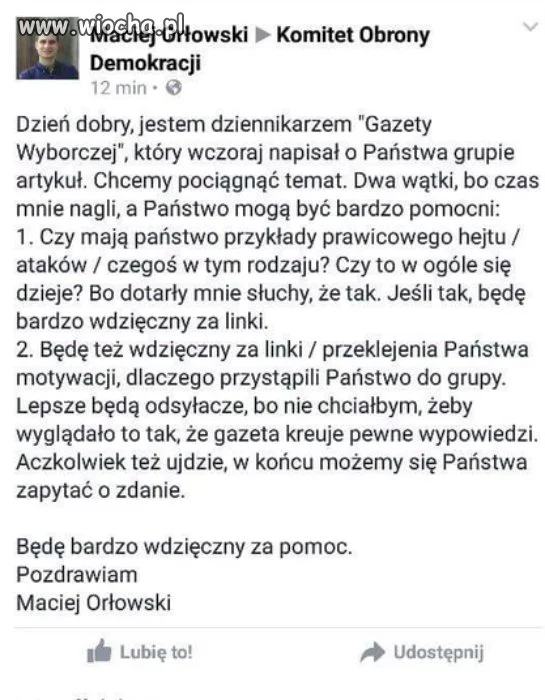 Niech to będzie przykład