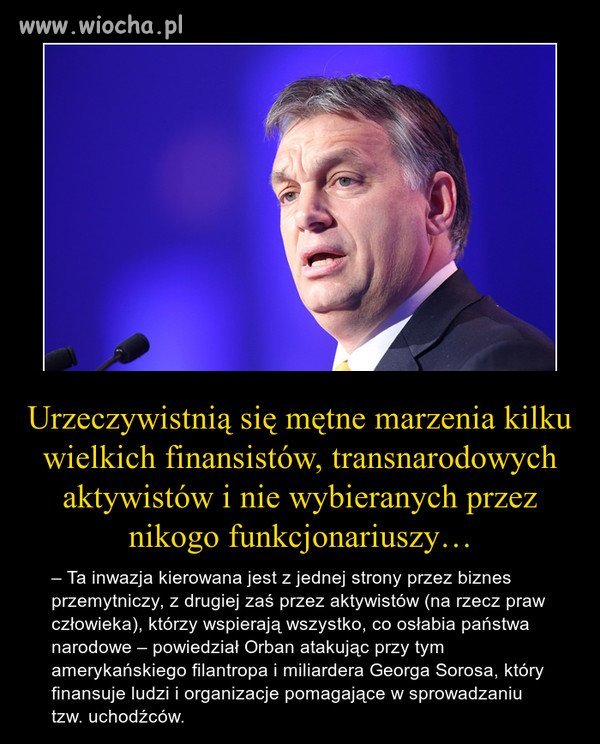 Kolejne mądre słowa Orbana.